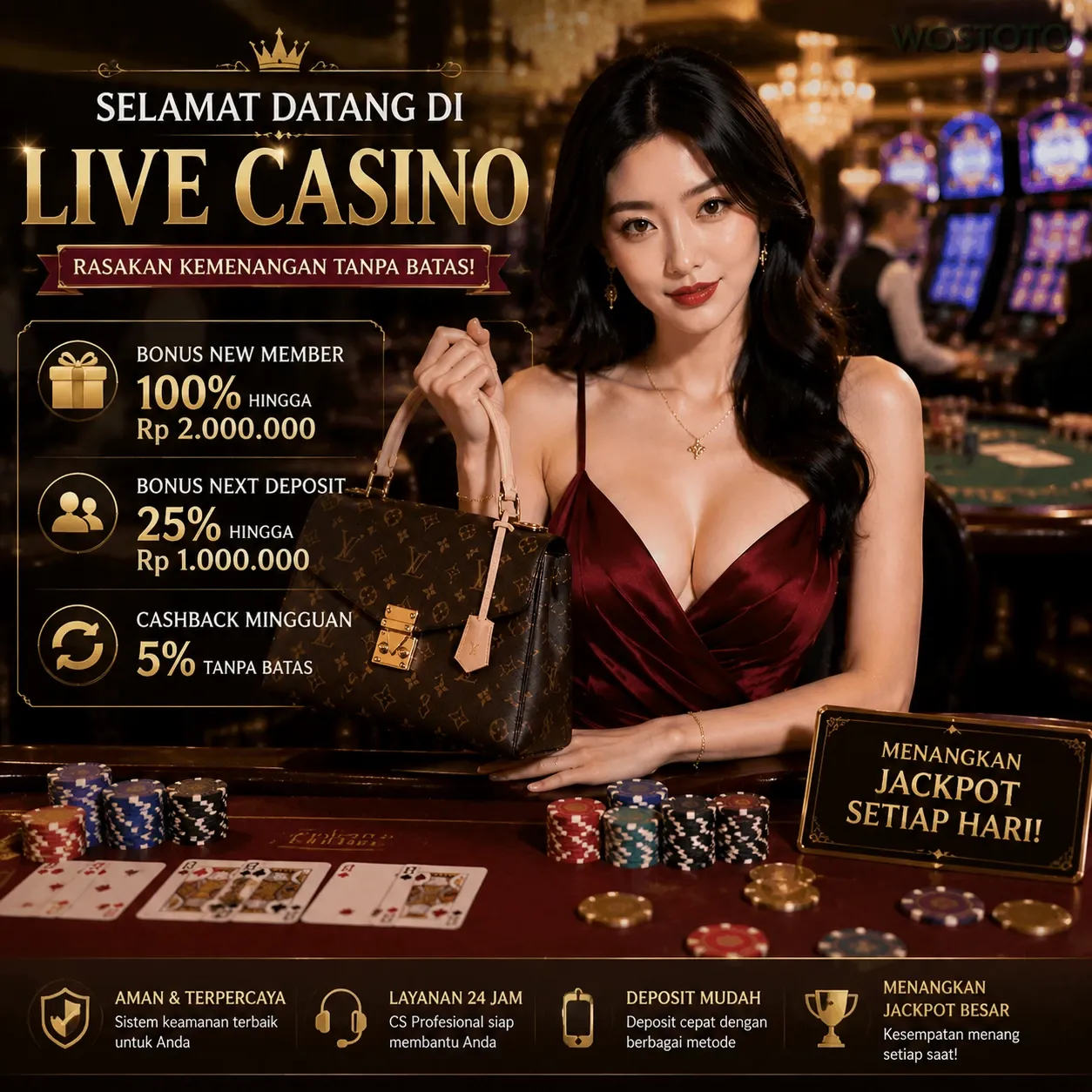 Ikon aplikasi wostoto resmi